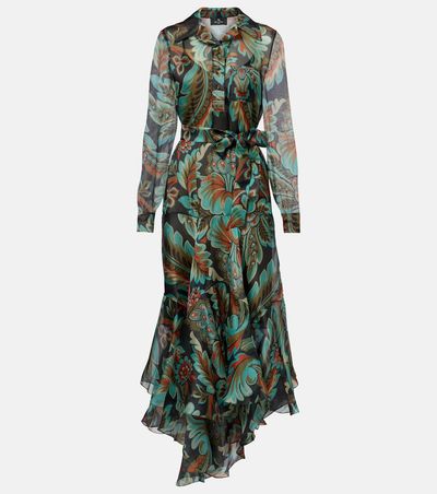 Etro Etro Paisley fringed silk gown