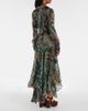 Etro Etro Paisley fringed silk gown - 3