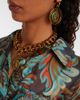 Etro Etro Paisley fringed silk gown - 4