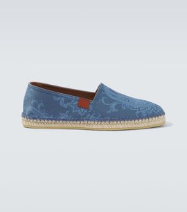 Etro Etro Paisley gabardine espadrilles