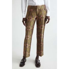 Etro Etro Paisley Jacquard Ankle Trousers