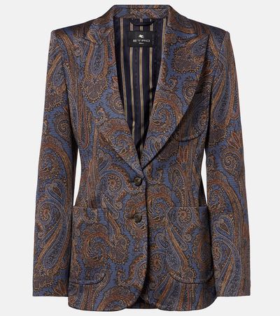Etro Etro Paisley jacquard blazer