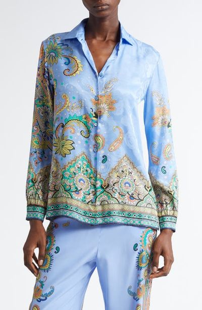 Etro Paisley Jacquard Button-Up Shirt