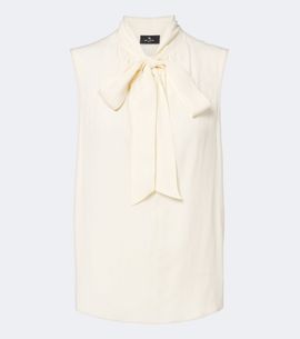 Etro Etro Paisley jacquard crêpe de chine top