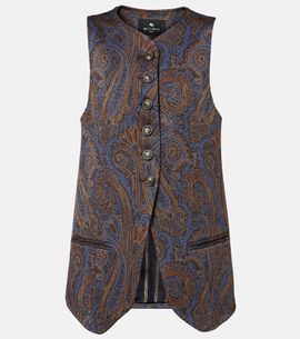 Etro Etro Paisley jacquard vest