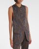 Etro Etro Paisley jacquard vest - 5