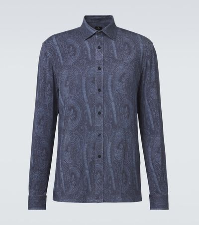 Etro Etro Paisley jersey shirt