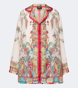Etro Etro Paisley oversized silk shirt