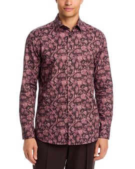 Etro Etro Paisley Print Cotton Blend Shirt