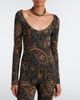 Etro Etro Paisley ribbed-knit top - 2