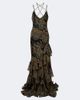 Etro Etro Paisley ruffled seersucker gown - 1