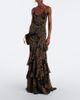Etro Etro Paisley ruffled seersucker gown - 2