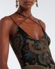 Etro Etro Paisley ruffled seersucker gown - 3
