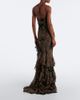 Etro Etro Paisley ruffled seersucker gown - 6