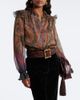 Etro Etro Paisley ruffled silk chiffon shirt - 2