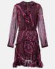 Etro Etro Paisley ruffled silk minidress - 1