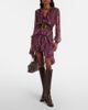 Etro Etro Paisley ruffled silk minidress - 2