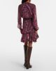 Etro Etro Paisley ruffled silk minidress - 5