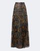 Etro Etro Paisley silk-blend tiered maxi skirt - 1