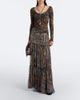 Etro Etro Paisley silk-blend tiered maxi skirt - 2