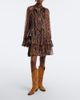 Etro Etro Paisley tie-neck silk minidress - 2