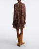 Etro Etro Paisley tie-neck silk minidress - 5