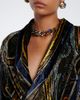 Etro Etro Paisley velvet wrap blazer - 3