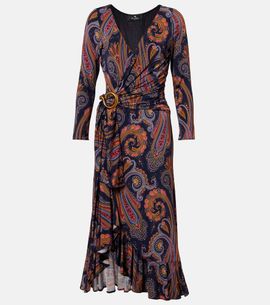 Etro Etro Paisley wrap dress