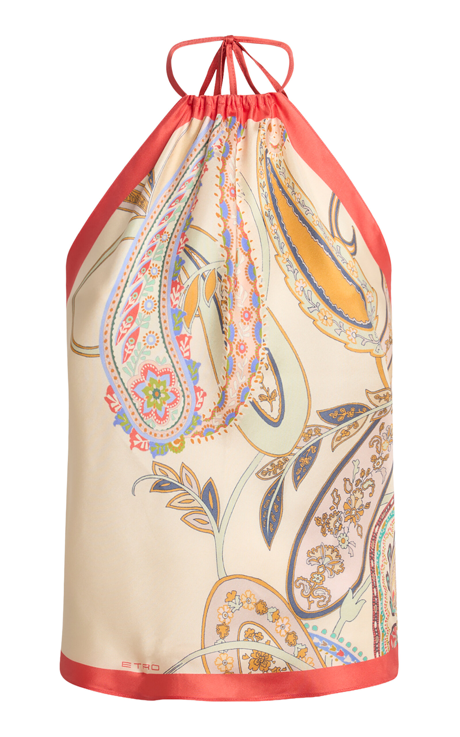 Etro Etro PaisleyPrinted Silk Halter Top