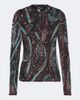 Etro Etro Patch-appliqué paisley top - 1