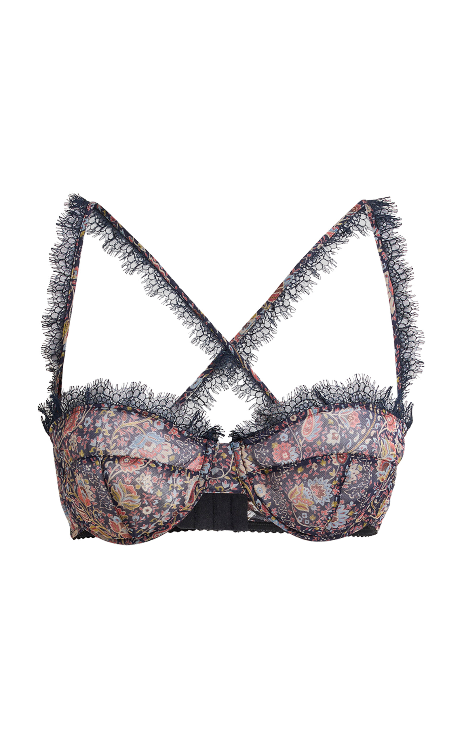 Etro Etro Patterened Silk Bra