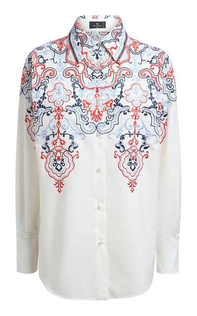 Etro Etro Patterned CottonBlend Shirt