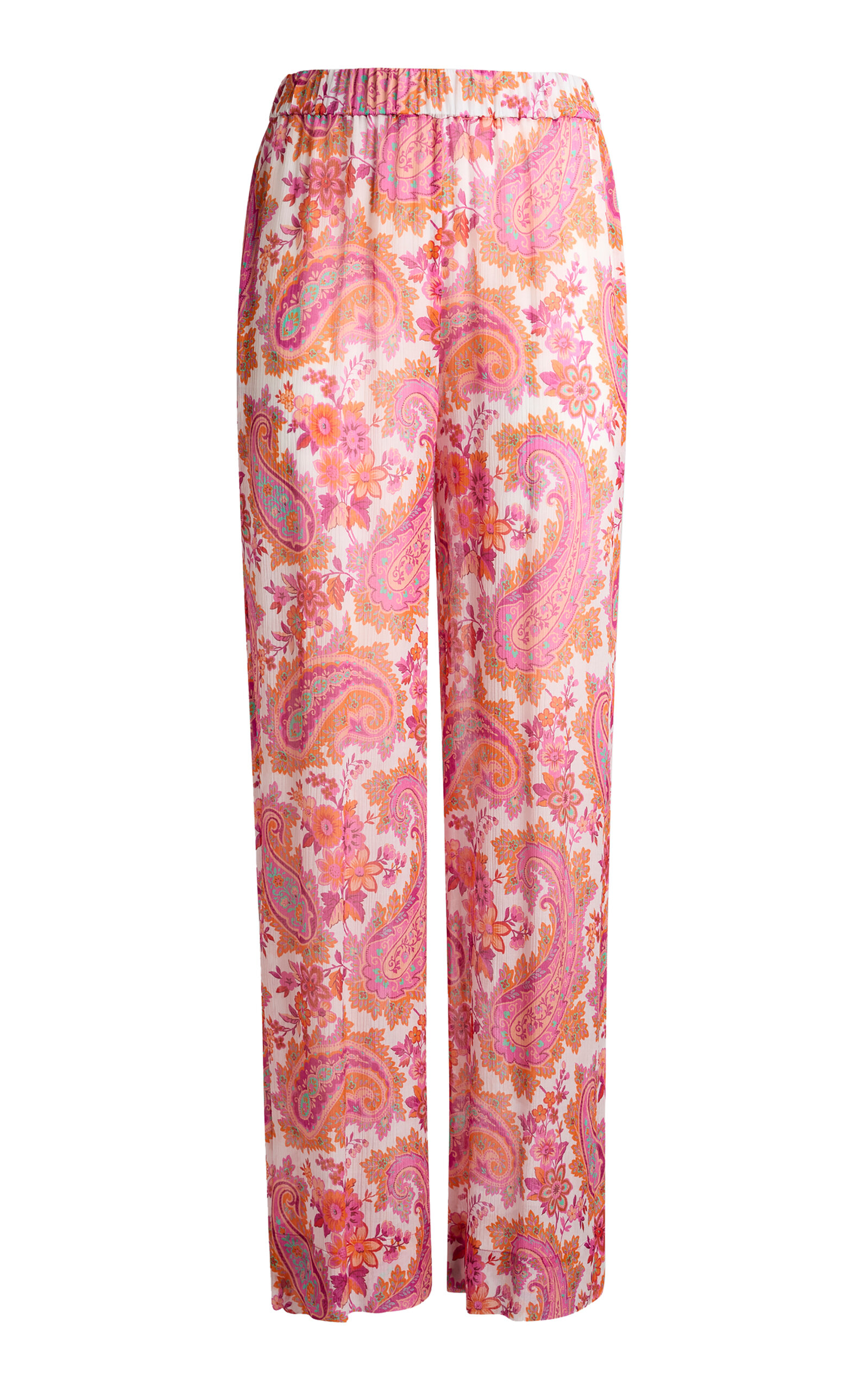 Etro Etro Patterned Creponne WideLeg Pants