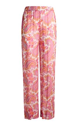 Etro Etro Patterned Creponne WideLeg Pants