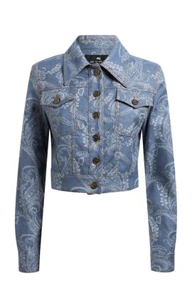 Etro Etro Patterned Denim Jacket