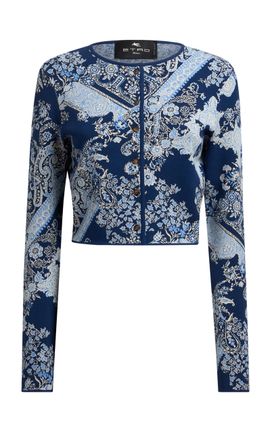 Etro Etro Patterned Knit Cardigan