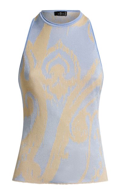 Etro Etro Patterned Knit Top