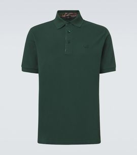 Etro Etro Pegaso cotton piqué polo shirt