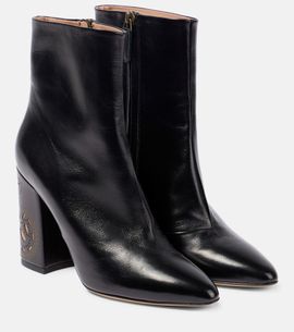 Etro Etro Perforated leather ankle boots