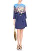 Etro Etro Placed Floral Tie Waist Mini Dress - 2