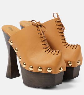 Etro Etro Plateau 90 leather pumps