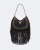 Etro Etro Pony Medium studded suede shoulder bag - 1
