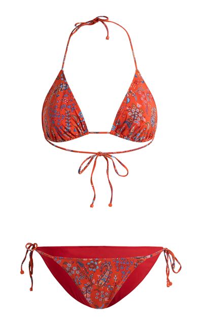 Etro Etro Printed Bikini Top