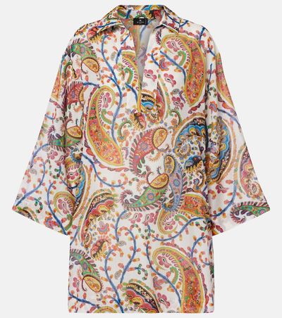 Etro Etro Printed cotton and silk tunic