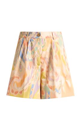 Etro Etro Printed Cotton Mini Shorts