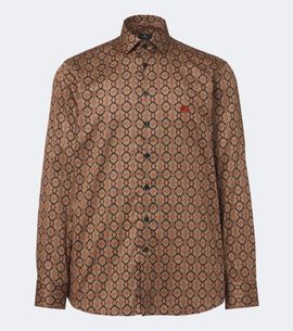 Etro Etro Printed cotton poplin shirt