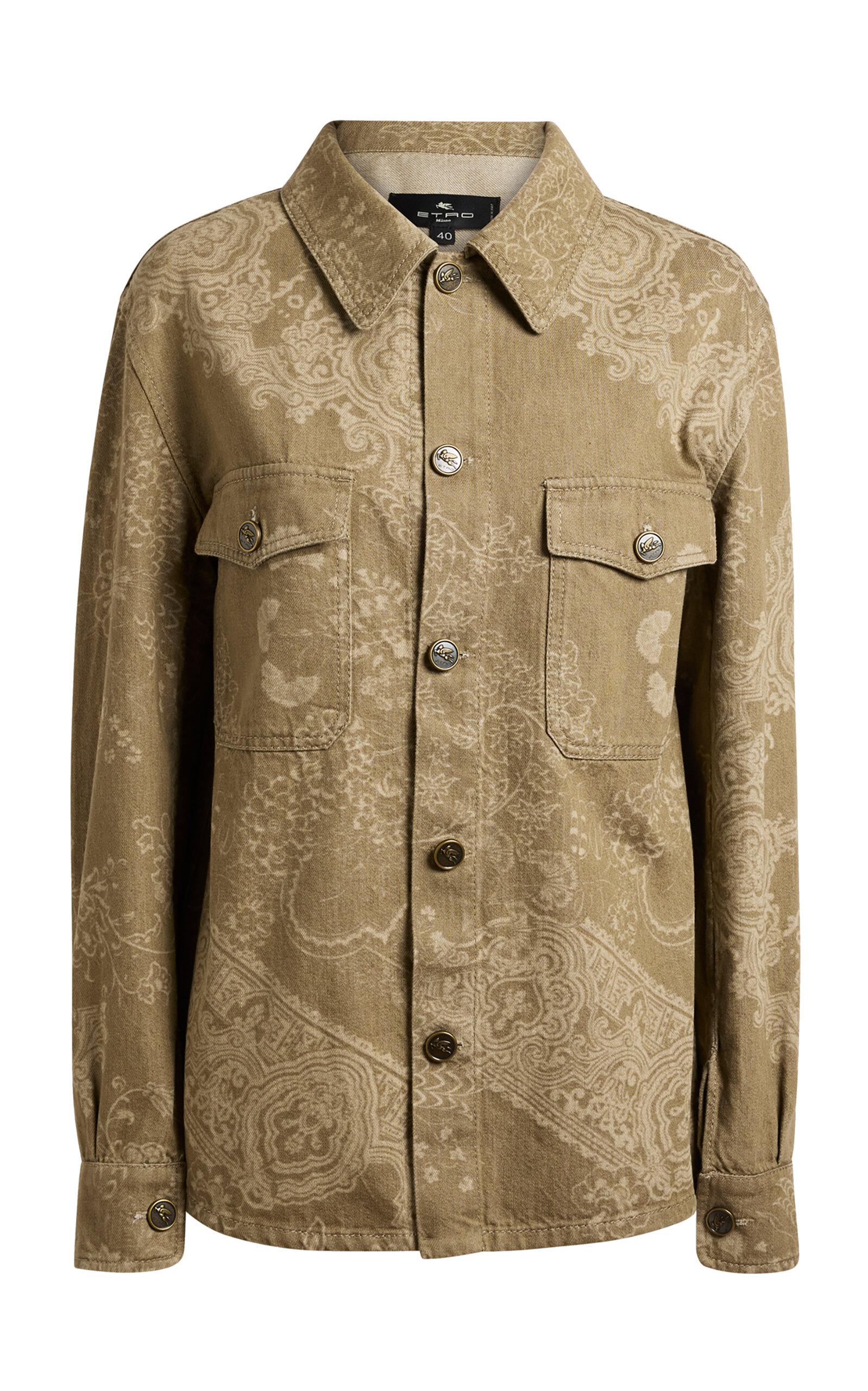 Etro Etro Printed CottonDenim Shirt