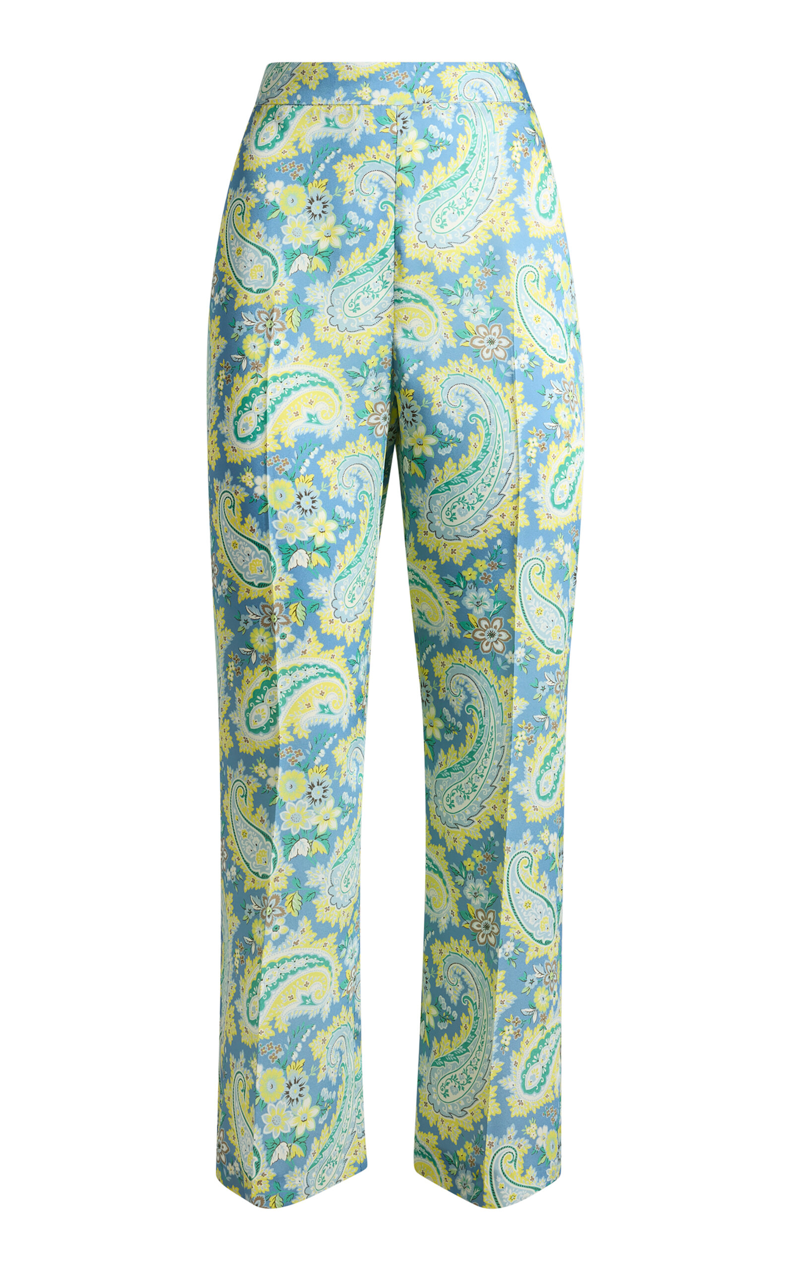 Etro Etro Printed Cropped StraightLeg Pants