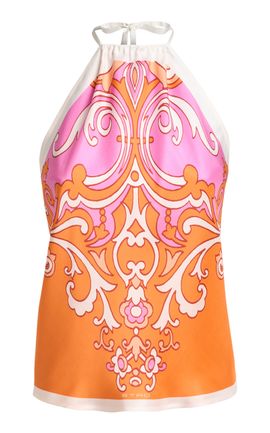 Etro Etro Printed Halter Top