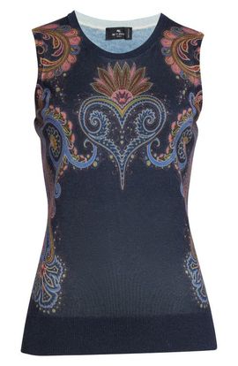 Etro Etro Printed Knit Tank